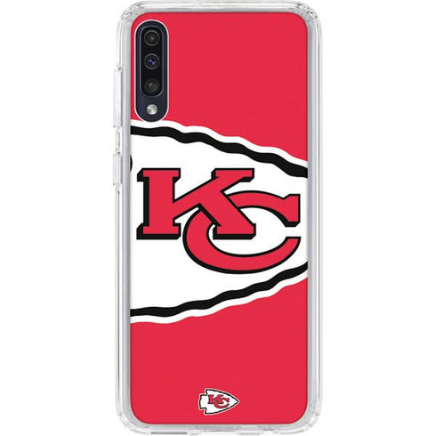 NFL Kansas City Chiefs Large Logo Galaxy A50 Clear Case